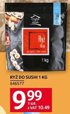 Ryż do sushi I kg promocja w Selgros