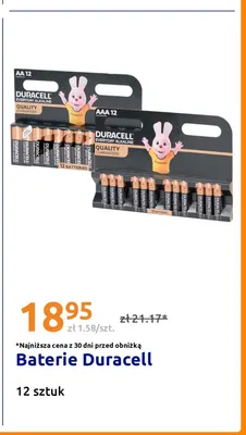 Baterie Duracell Aa 12-pak promocja w Action