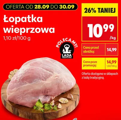 Łopatka wieprzowa promocja w Biedronka