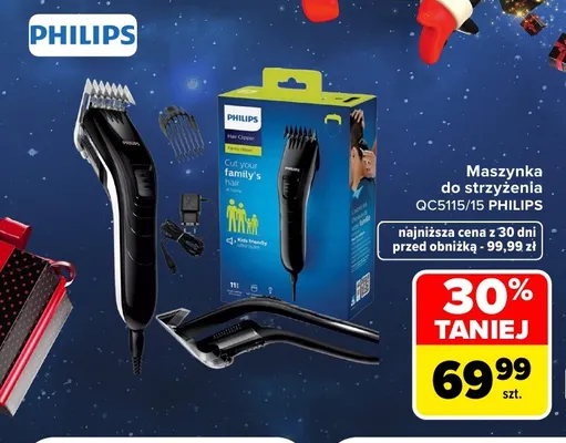 Maszynka do strzyżenia QC5115/15 Philips promocja w Carrefour