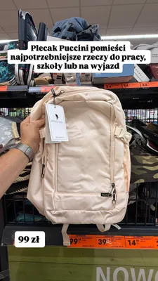 Plecak turystyczny Puccini promocja w Biedronka