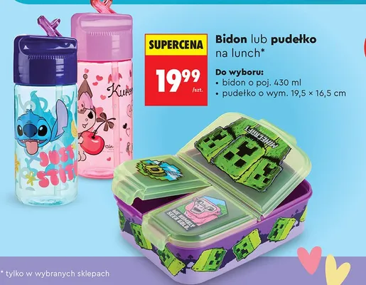 Bidon lub pudełko na lunch promocja w Biedronka