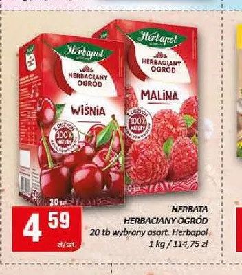 Herbata Herbaciany Ogród wiśnia Herbapol promocja w Chorten