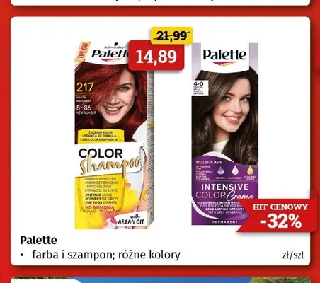Szampon koloryzujący Palette Color Shampoo promocja w Drogeria Kosmyk
