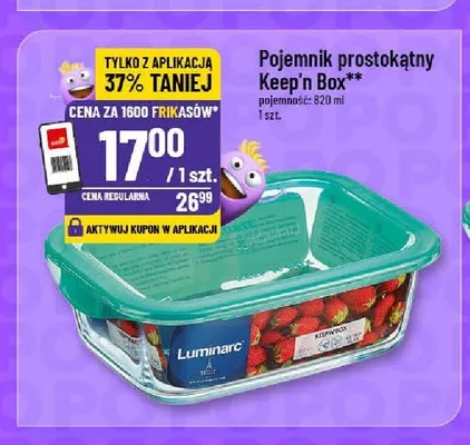 Pojemnik prostokątny Luminarc Keep'n Box 820 ml promocja w POLOmarket