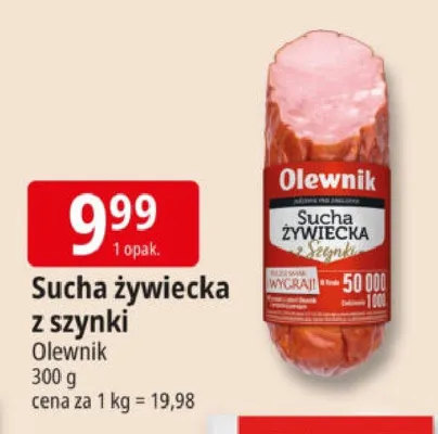 Sucha żywiecka z szynki promocja w Leclerc