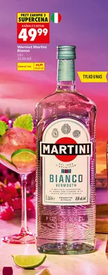 Wermut Martini Bianco promocja w Biedronka