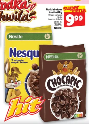 Płatki zbożowe Chocapic Nestle promocja w TOPAZ