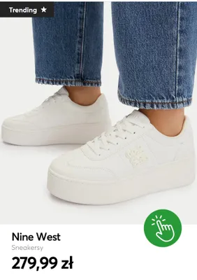 Sneakersy Nine West promocja w eobuwie.pl