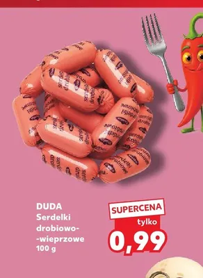 Serdelki drobiowo-wieprzowe Duda promocja w Kaufland