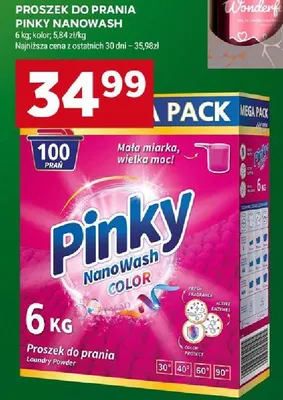 Proszek do prania Pinky NanoWash promocja w Stokrotka