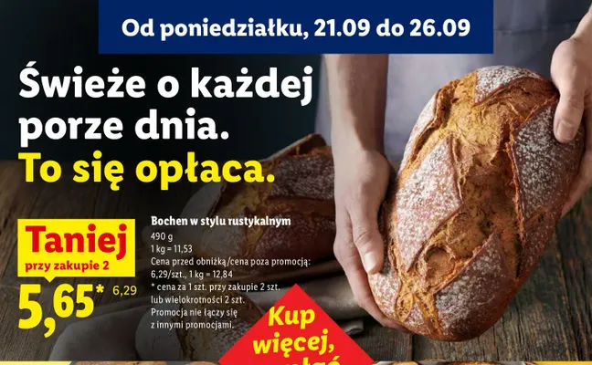 Bochen w stylu rustykalnym promocja w Lidl