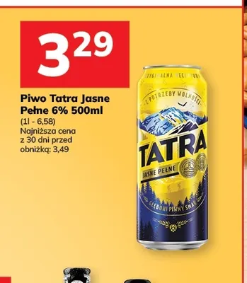 Piwo Tatra 6% promocja w Hitpol