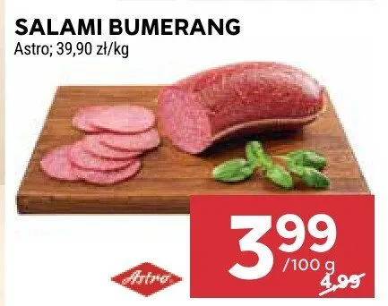 Salami Bumerang Astro promocja w Stokrotka