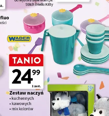 Zestaw naczyń kawowych WADER promocja w Intermarche