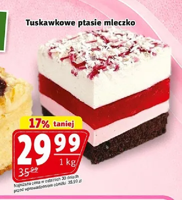 Truskawkowe ptasie mleczko Cukiernia Banasiak promocja w Prim Market