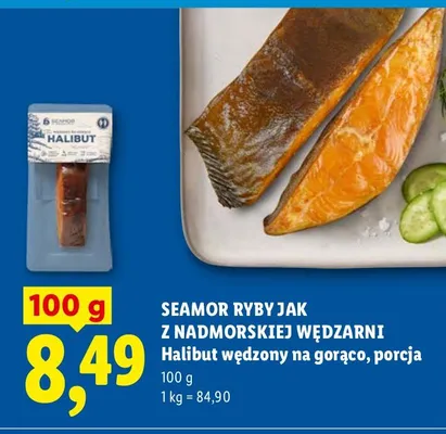 Halibut wędzony na gorąco, wędzenie promocja w Lidl