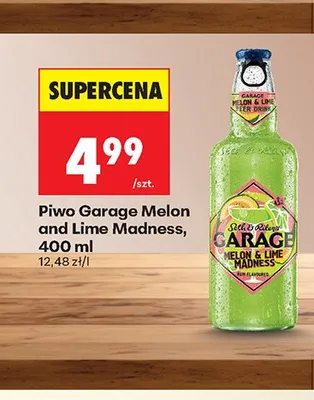 Piwo Garage Melon and Lime Madness promocja w Biedronka