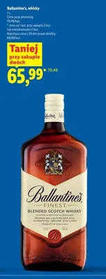 Whisky Ballantine's Finest promocja w Lidl
