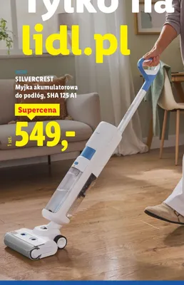 Myjka akumulatorowa do podłóg, SHA 125 A1 promocja w Lidl