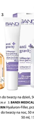 Liftingujący krem pod oczy napięcie i wygładzenie Bandi Medical Expert Anti Gravity promocja w Hebe