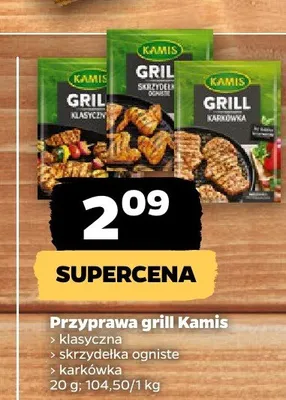 Przyprawa grill Kamis klasyczna, pieprz ogniisty, karkówka promocja w Netto