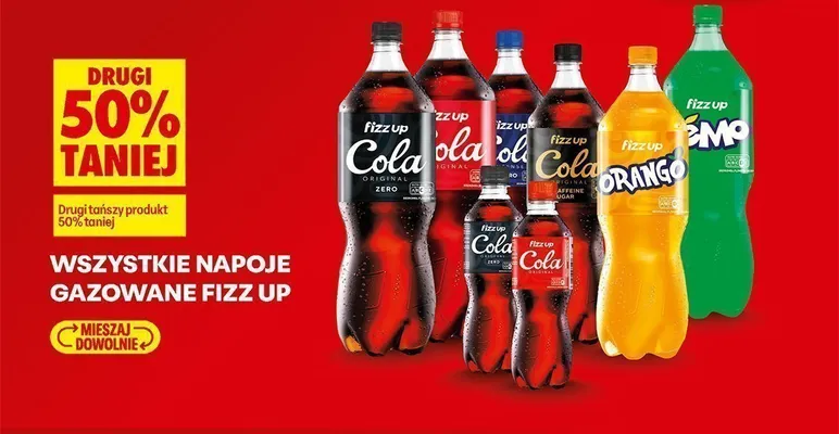 Napój gazowany Fizz Up Cola Original promocja w Biedronka