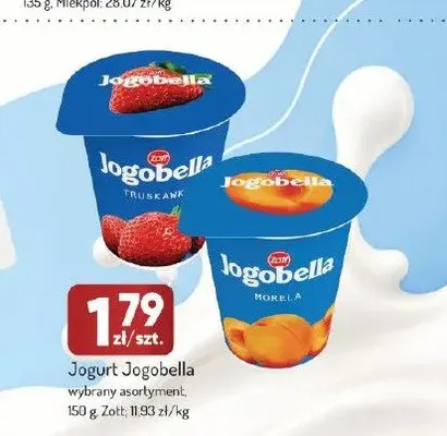 Jogurt Jogobella Zott morela promocja w Avita