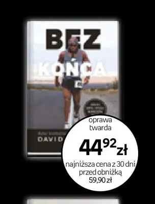 Książka Bez końca David Goggins oprawa twarda promocja w Empik