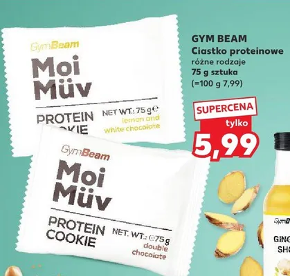 Ciastko proteinowe Gym Beam Moj Müv promocja w Kaufland