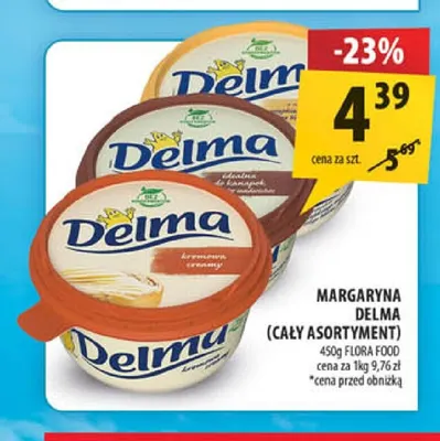 Margaryna Delma Flora Food promocja w Arhelan