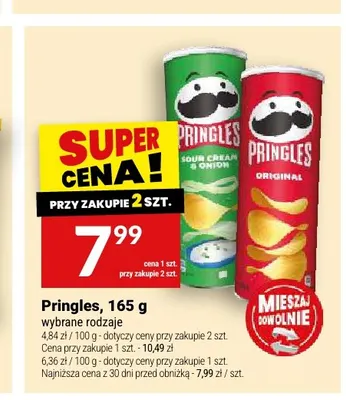 Chipsy Pringles Original promocja w Twój Market