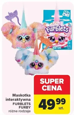 Maskotka interaktywna Furbles Furblets różne rodzaje promocja w Carrefour
