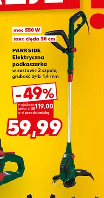 Elektryczna podkaszarka Parkside promocja w Kaufland