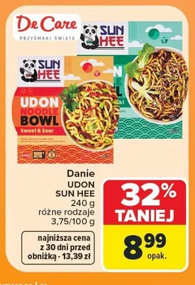 Danie Udon Sun Hee Sweet & Sour promocja w Carrefour