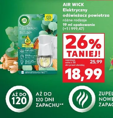 Elektryczny odświeżacz powietrza różne rodzaje promocja w Kaufland