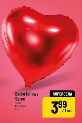 Balon foliowy Serce promocja w POLOmarket
