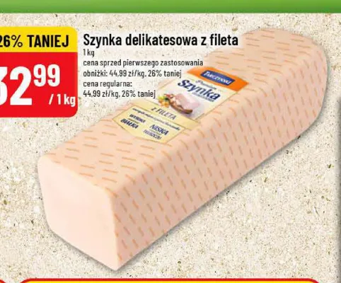 Szynka delikatesowa z fileta Tarczyński promocja w POLOmarket