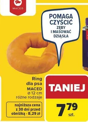 Ring dla psa MACED ø 12 cm różne rodzaje promocja w Carrefour