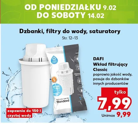 Wkład filtrujący Classic promocja w Kaufland