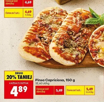Pinsa Capriciosa promocja w Biedronka