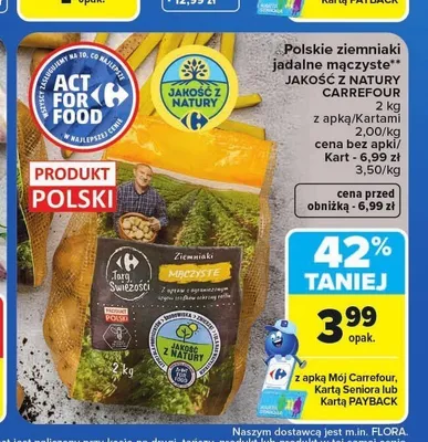 Ziemniaki jadalne mączyste Carrefour Jakość Z Natury promocja w Carrefour