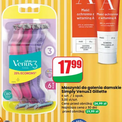 Maszynki do golenia damskie promocja w Dino