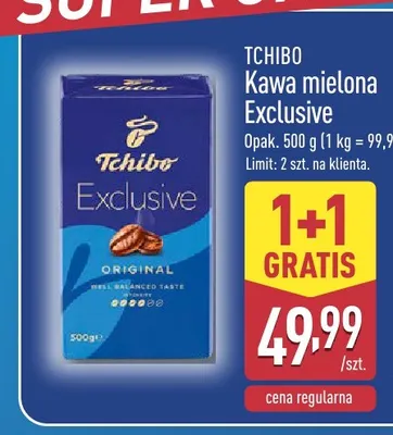 Kawa mielona Exclusive Tchibo promocja w Aldi