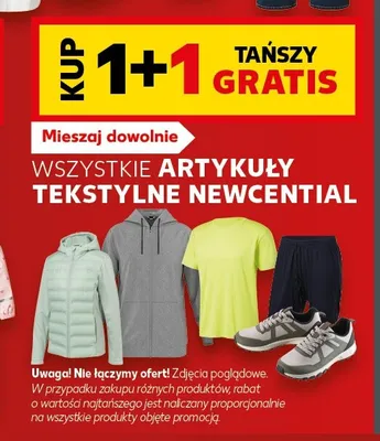 Artykuły tekstylne Newcential promocja w Kaufland