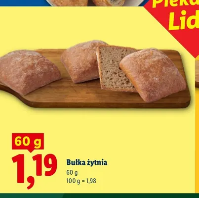 Bułka żytnia promocja w Lidl