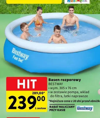 Basen rozporowy Bestway promocja w Intermarche