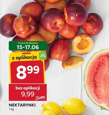 Nektarynki promocja w Stokrotka