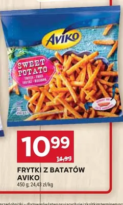 Frytki z batatów Aviko promocja w Stokrotka