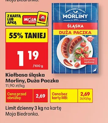 Kiełbasa śląska Haga promocja w Biedronka